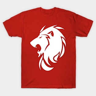 Iconic Lion in White T-Shirt